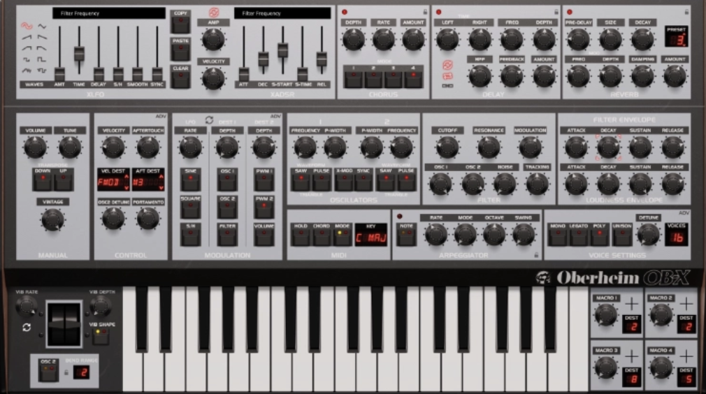 GForce Oberheim OB-X